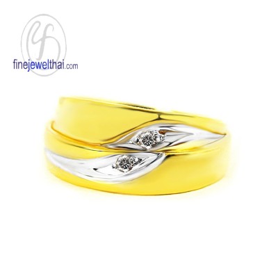 แหวนทองคำ แหวนคู่ แหวนเพชร แหวนแต่งงาน แหวนหมั้น-RC3054DG